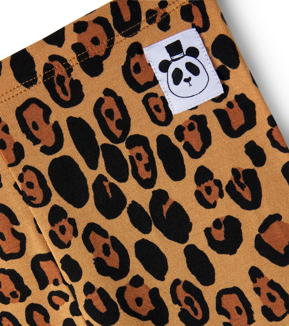 Leopard-print jersey leggings | Mini Rodini
