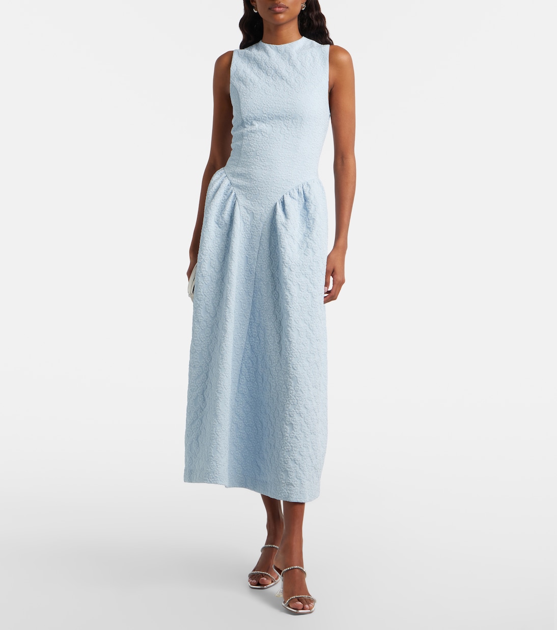 Midikleid aus Jacquard | Rotate