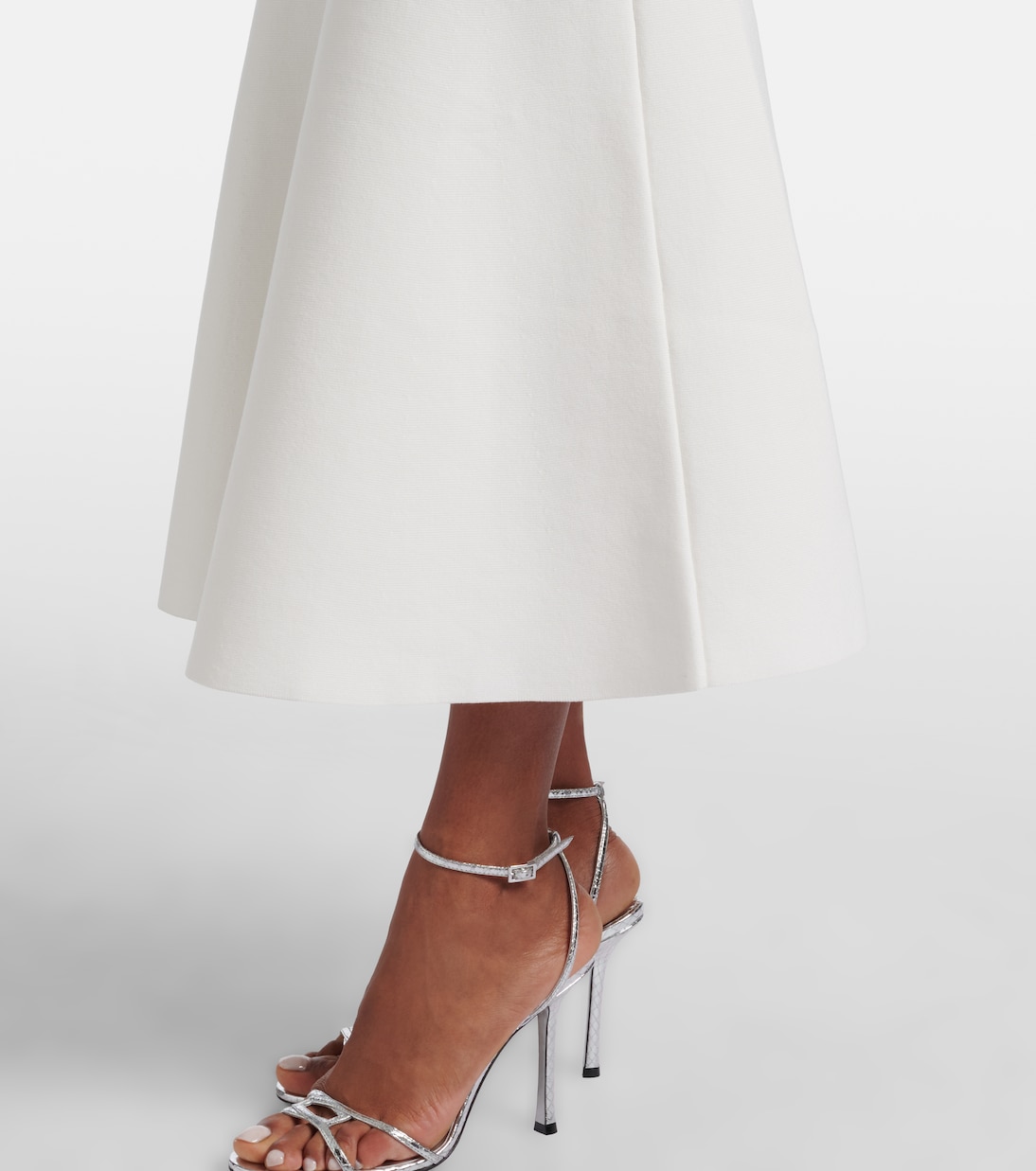 Cutout knitted belted midi dress | Roland Mouret