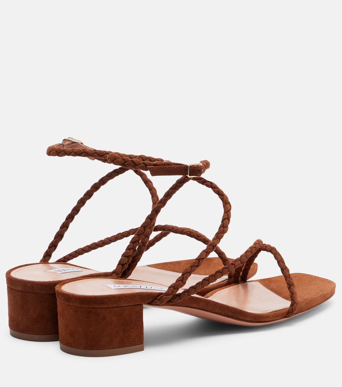 Sandalen Luca aus Veloursleder | Aquazzura