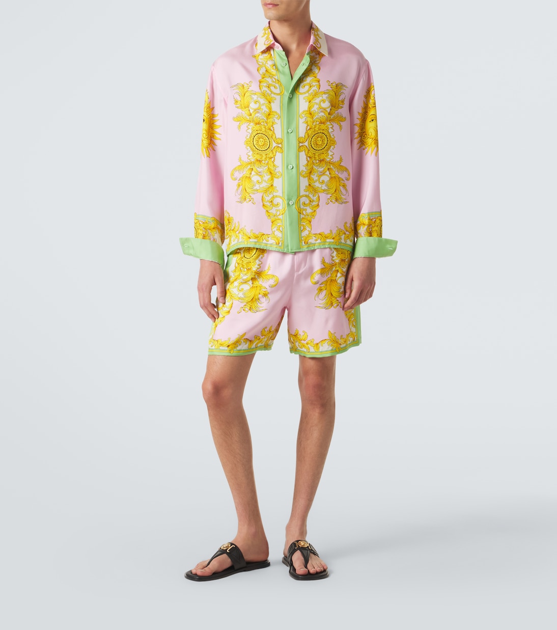 Printed silk shirt | Versace
