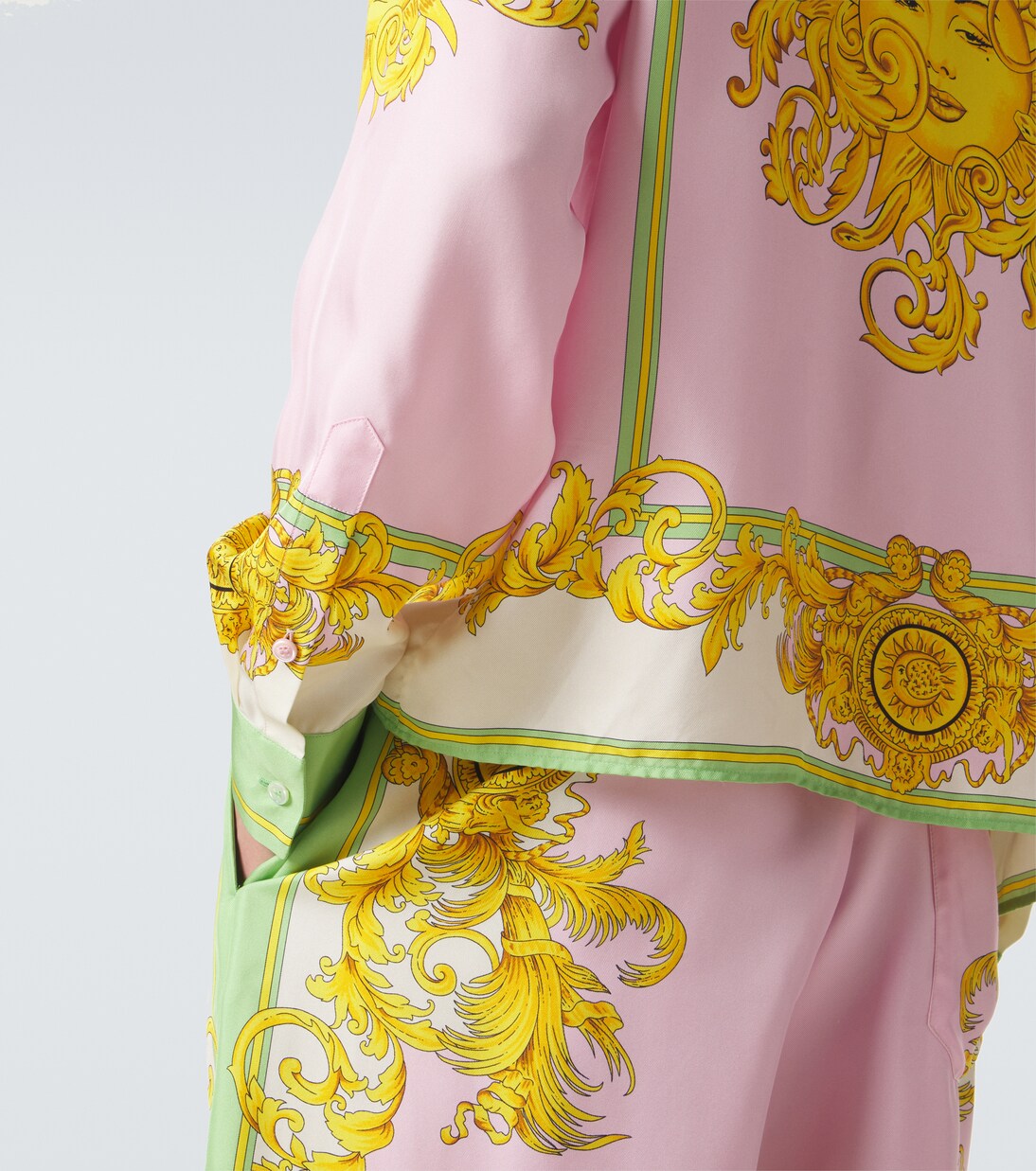Printed silk shirt | Versace