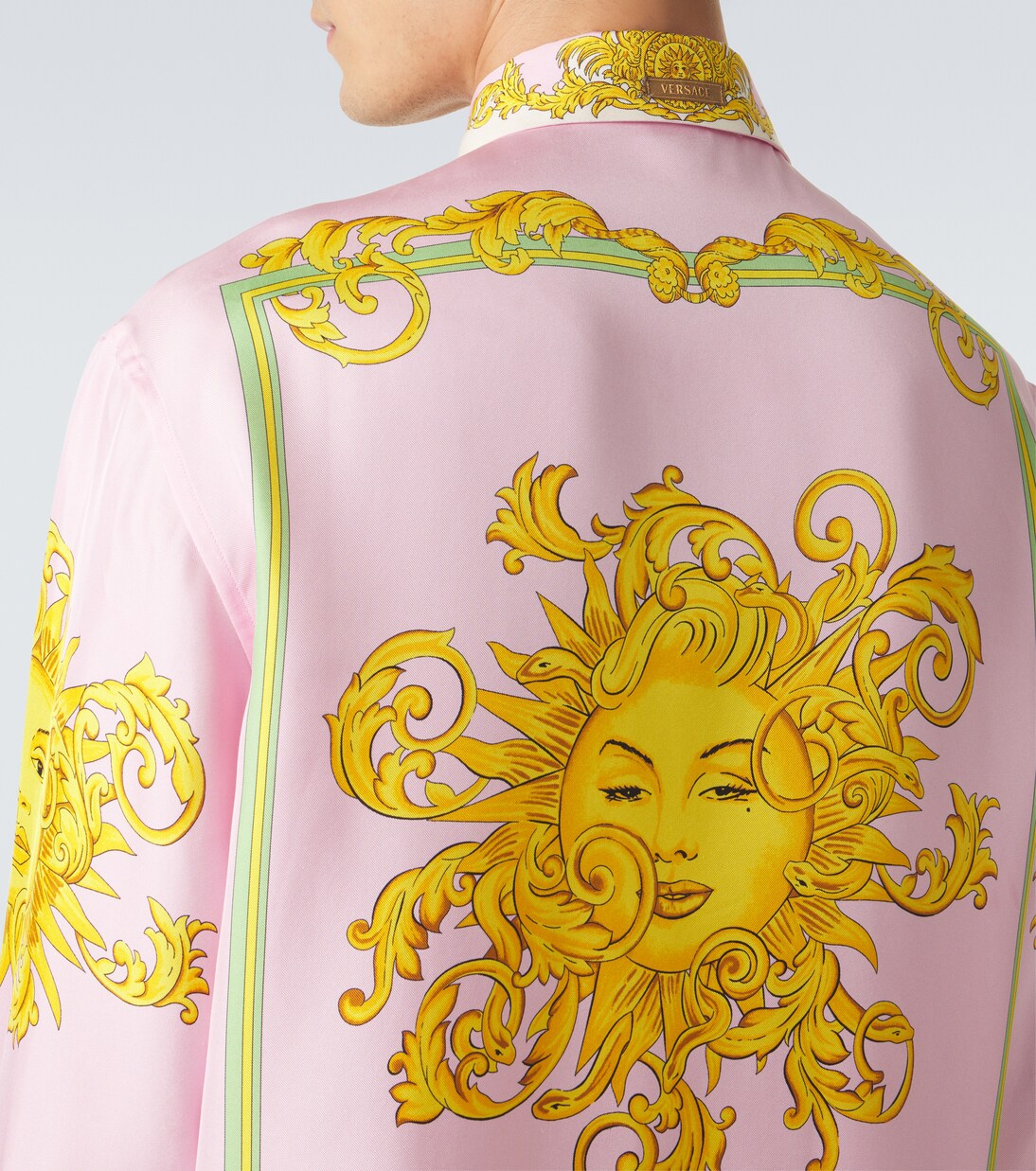 Printed silk shirt | Versace