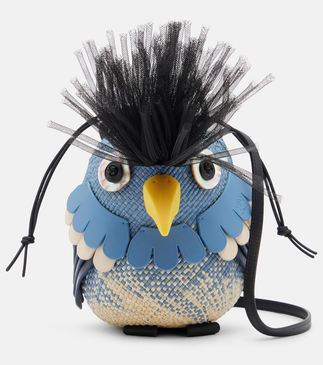 Bolso al hombro Paula's Ibiza Bird de rafia | Loewe