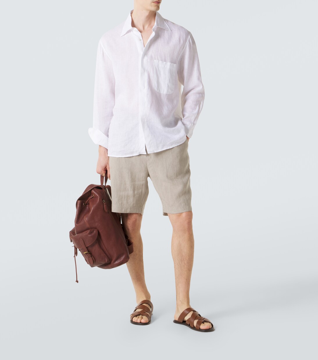 Linen shorts | Sunspel