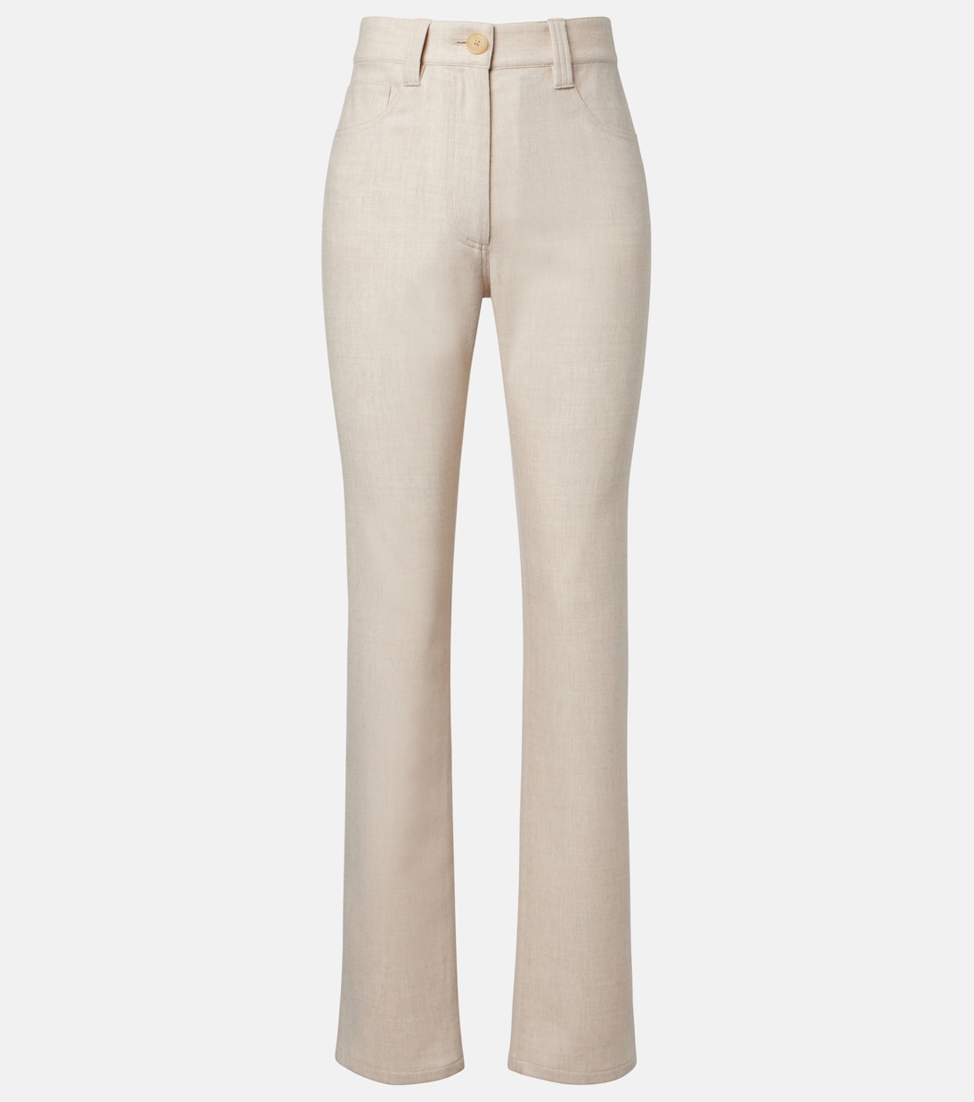 Callum wool and cashmere straight pants | Khaite