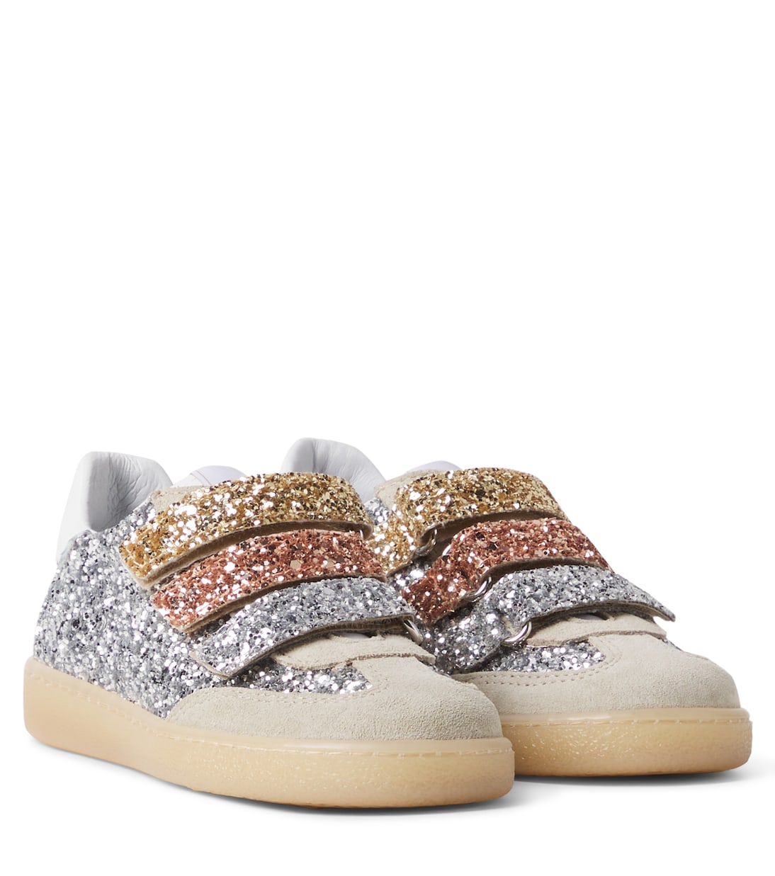 Glitter suede sneakers | Monnalisa