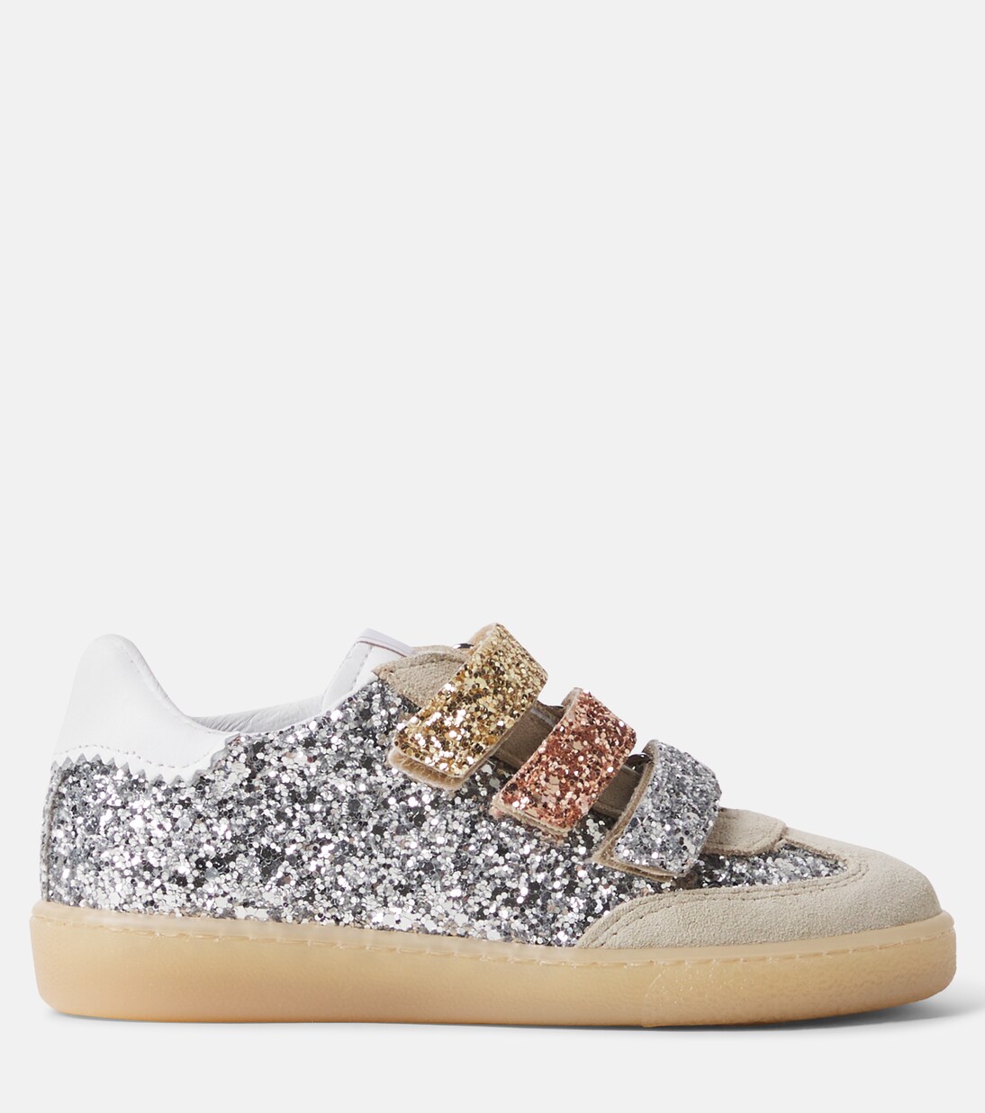 Glitter suede sneakers | Monnalisa