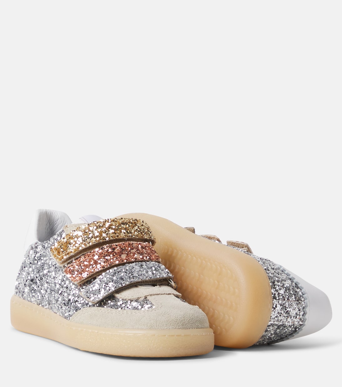 Glitter suede sneakers | Monnalisa