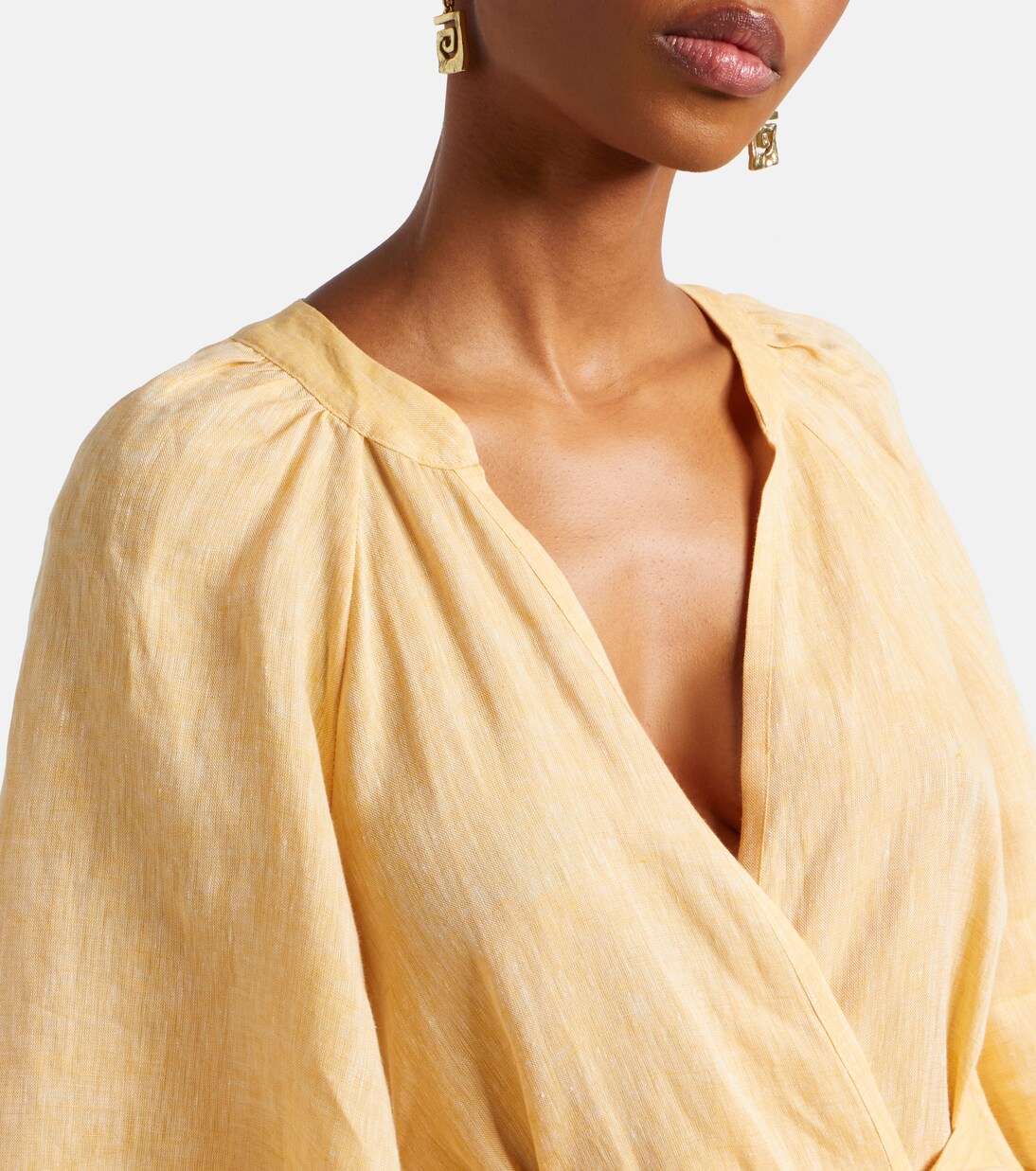 Midikleid Audacieuse aus Leinen | Eres