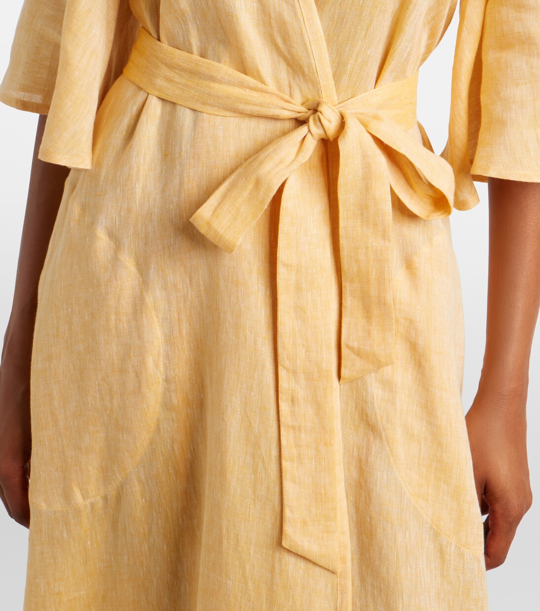Midikleid Audacieuse aus Leinen | Eres