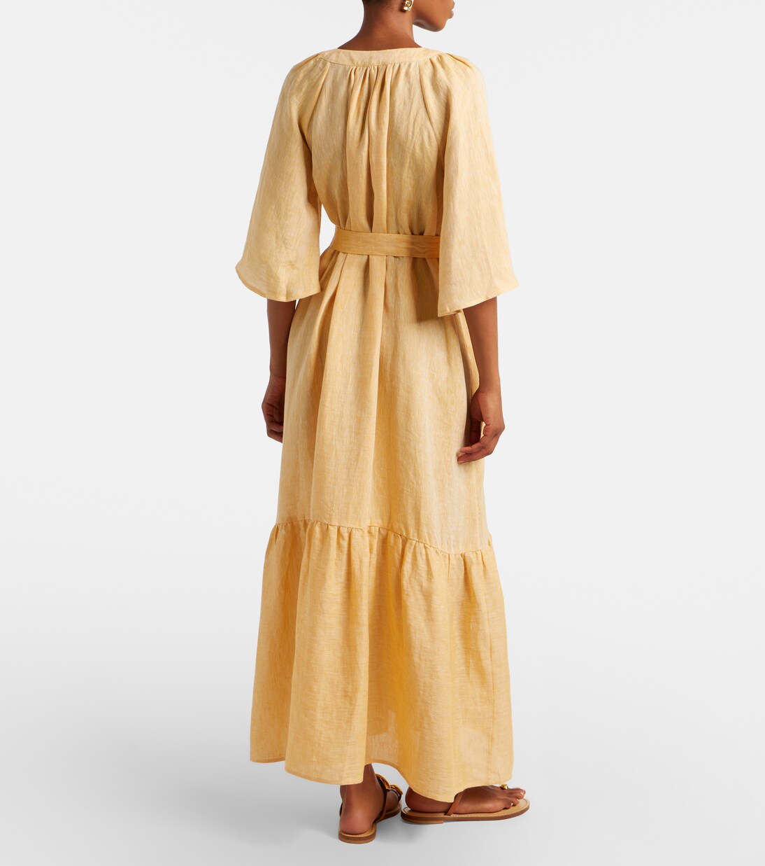 Midikleid Audacieuse aus Leinen | Eres