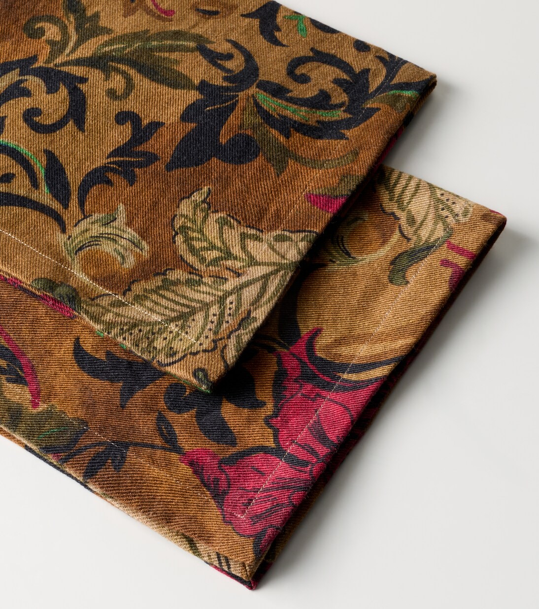 Tigide set of 2 floral linen napkins | The House of Lyria