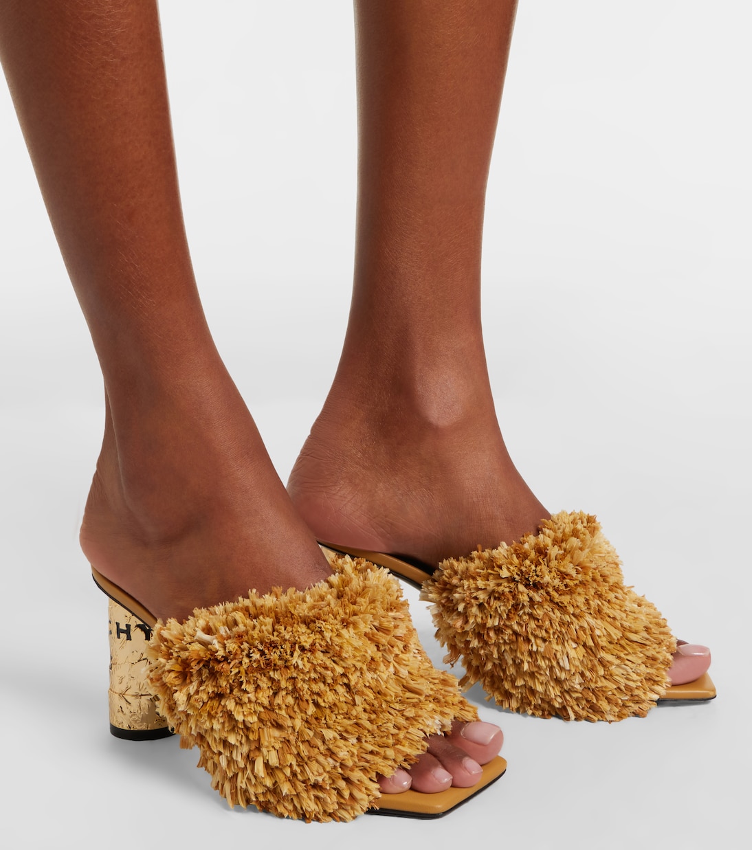 Tape raffia-effect mules | Givenchy
