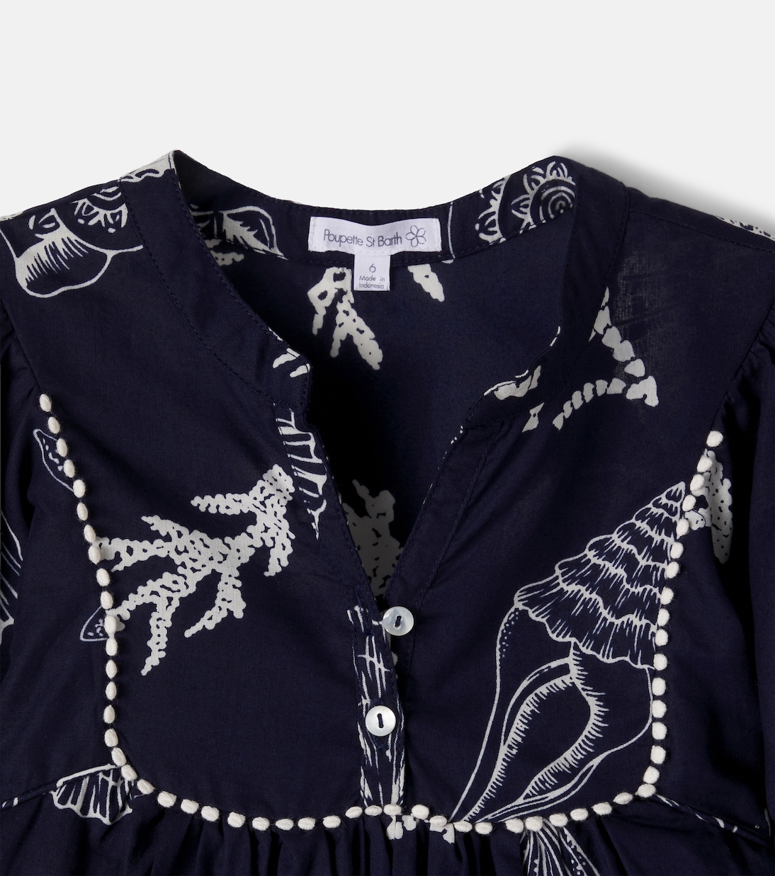 Cruz printed dress | Poupette St Barth Kids