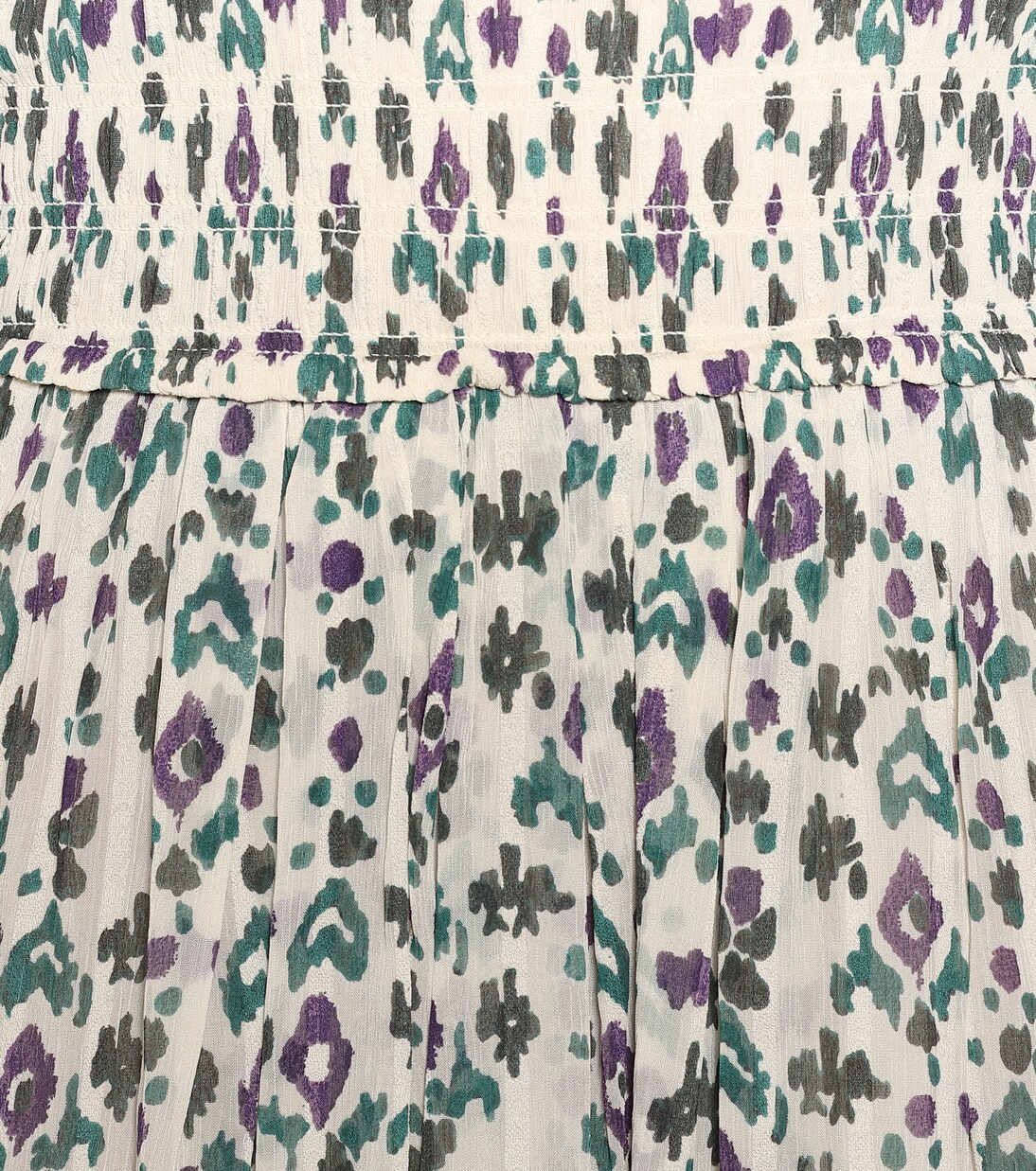 Robe Eulie imprimée en crêpe | Marant Etoile