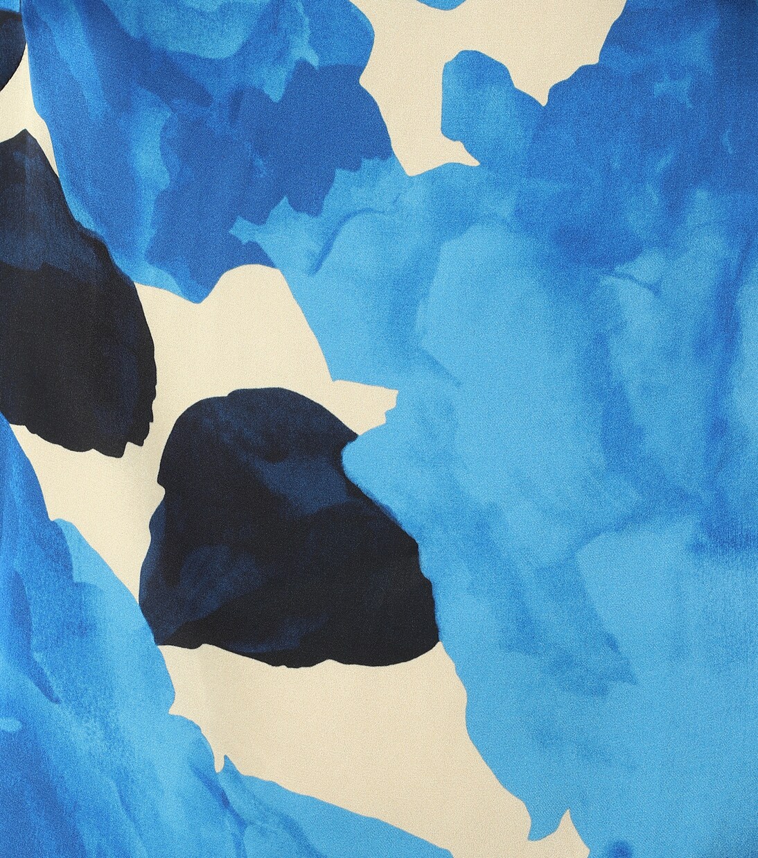 Floral satin dress | Dries Van Noten