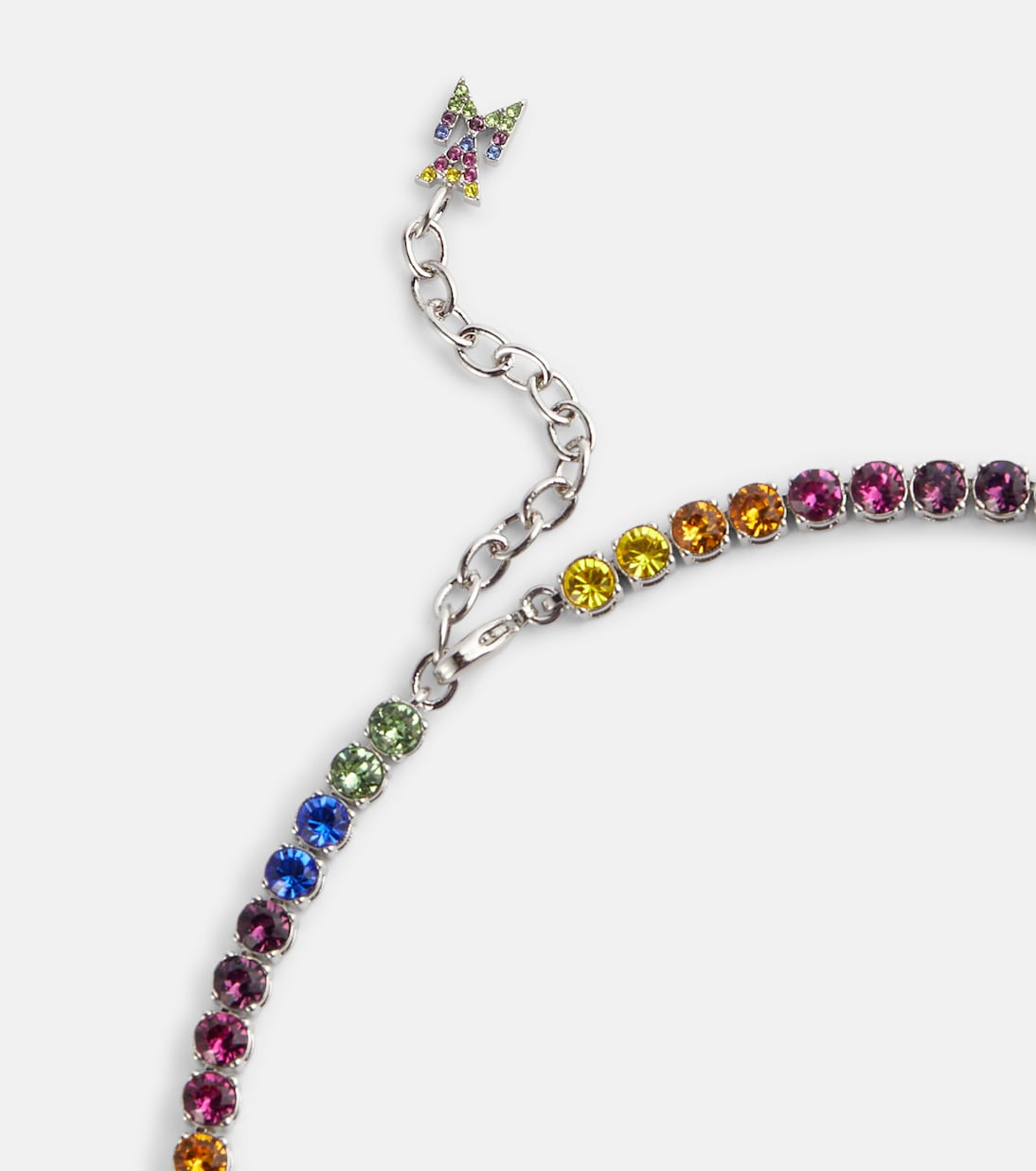 Collana Tennis con cristalli | Amina Muaddi