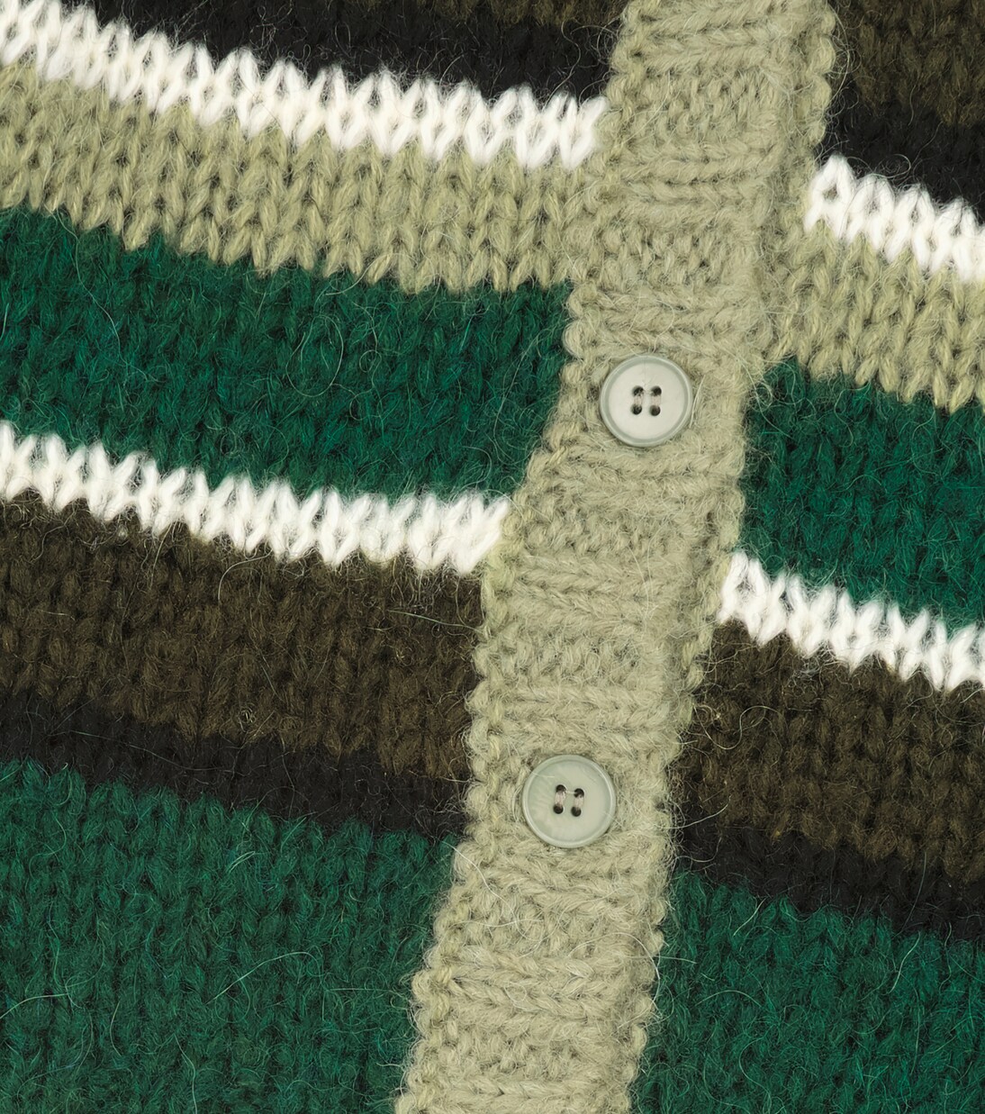 Gail striped wool-blend cardigan | Molo