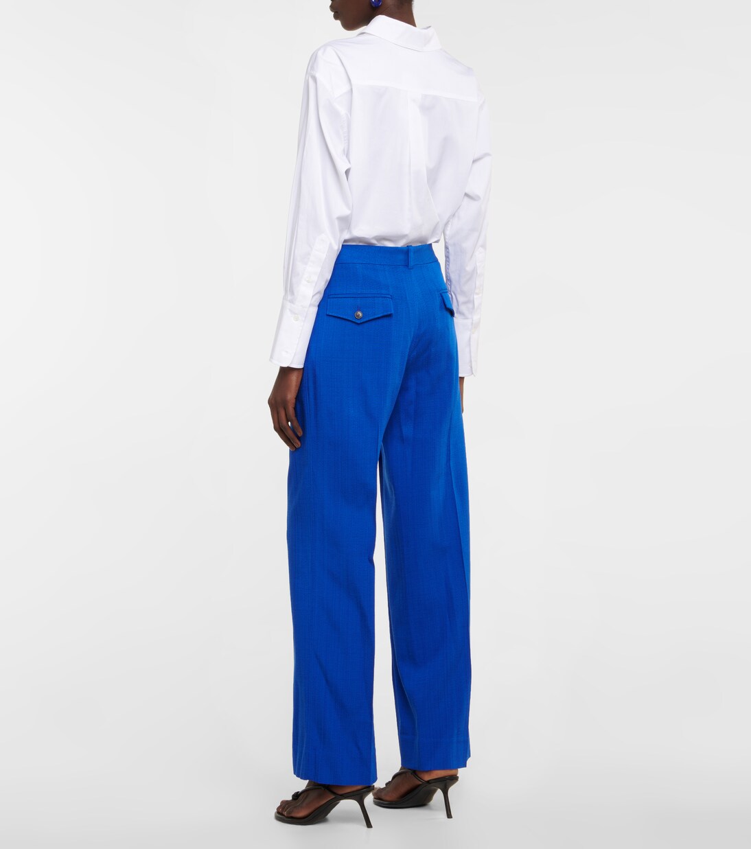 Weite High-Rise-Hose | Victoria Beckham