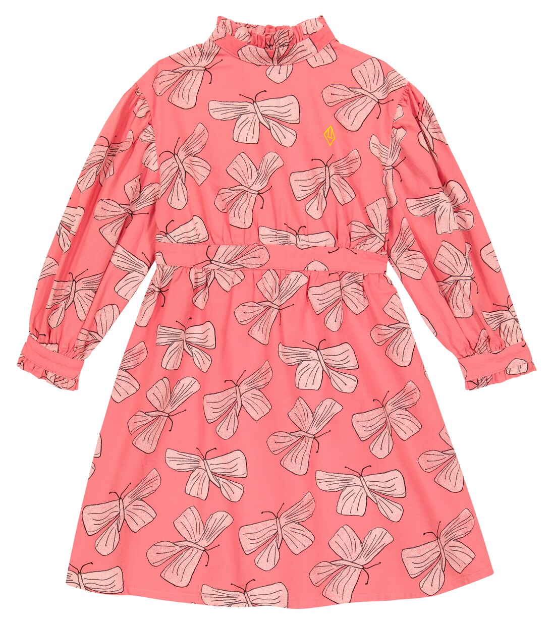 Tortoise printed cotton and linen dress | The Animals Observatory