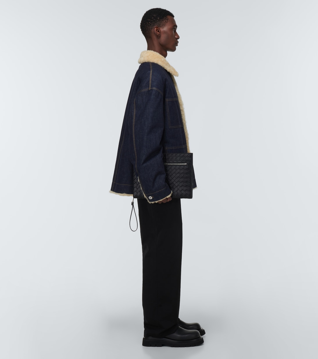 Etui mit Riemen Intrecciato aus Leder | Bottega Veneta