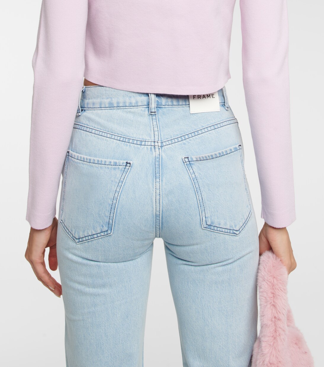 Le Jane embellished high-rise jeans | Frame