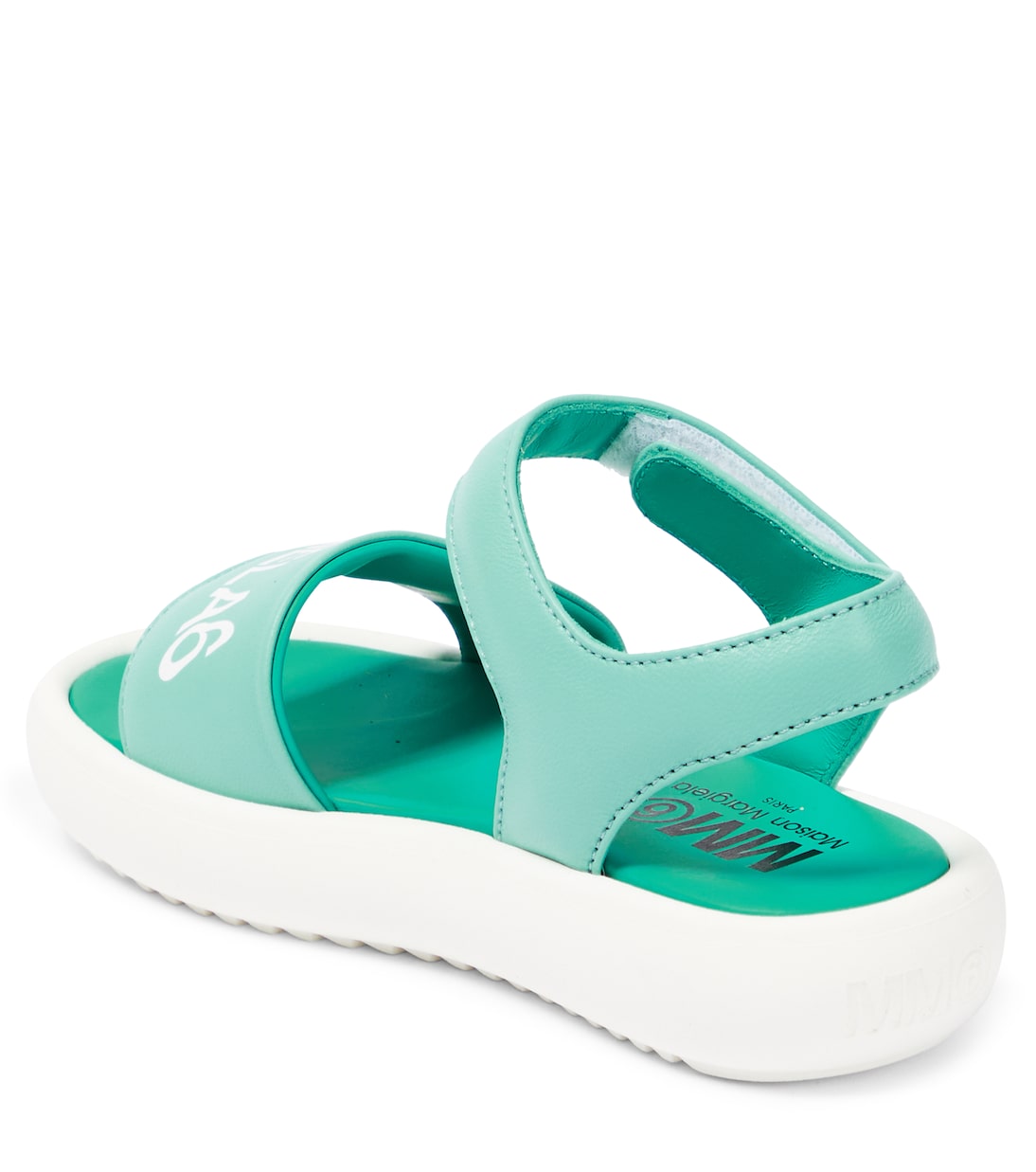 Logo leather sandals | MM6 Maison Margiela Kids