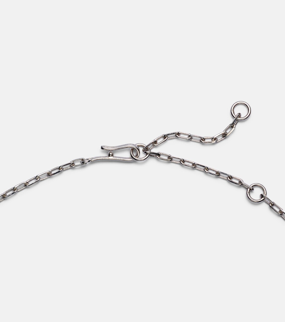 Collana Rivulet Tears in oro bianco 18kt con diamanti | Ileana Makri