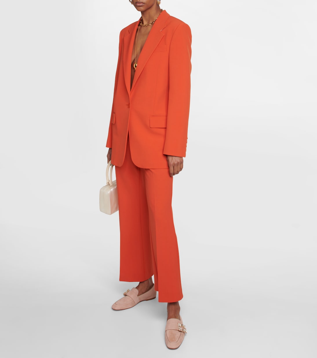 Loafers Mini Broche aus Veloursleder | Roger Vivier