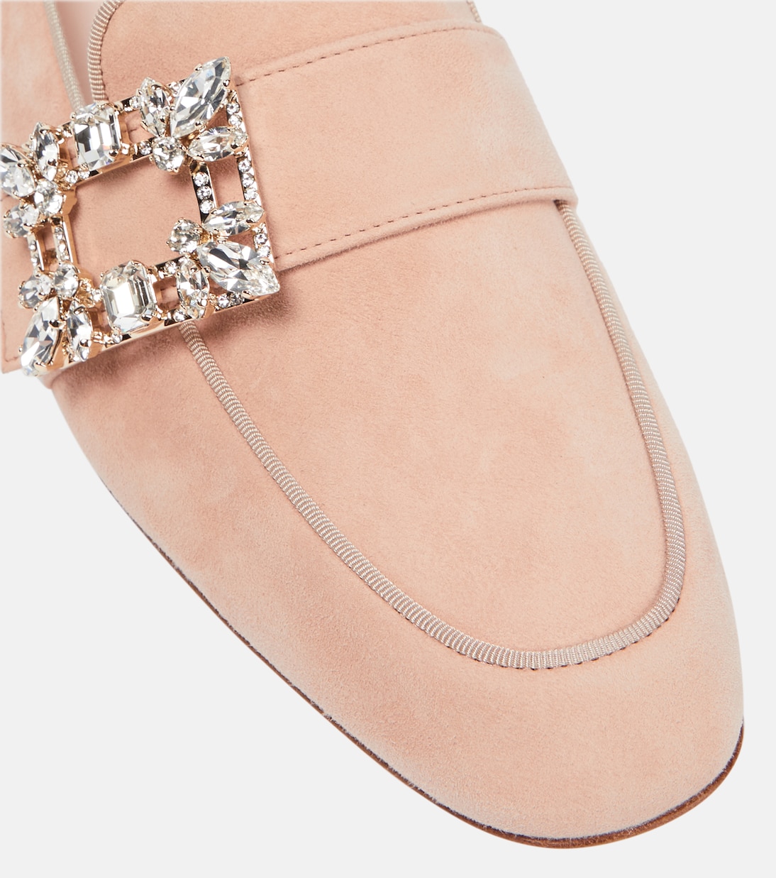 Loafers Mini Broche aus Veloursleder | Roger Vivier