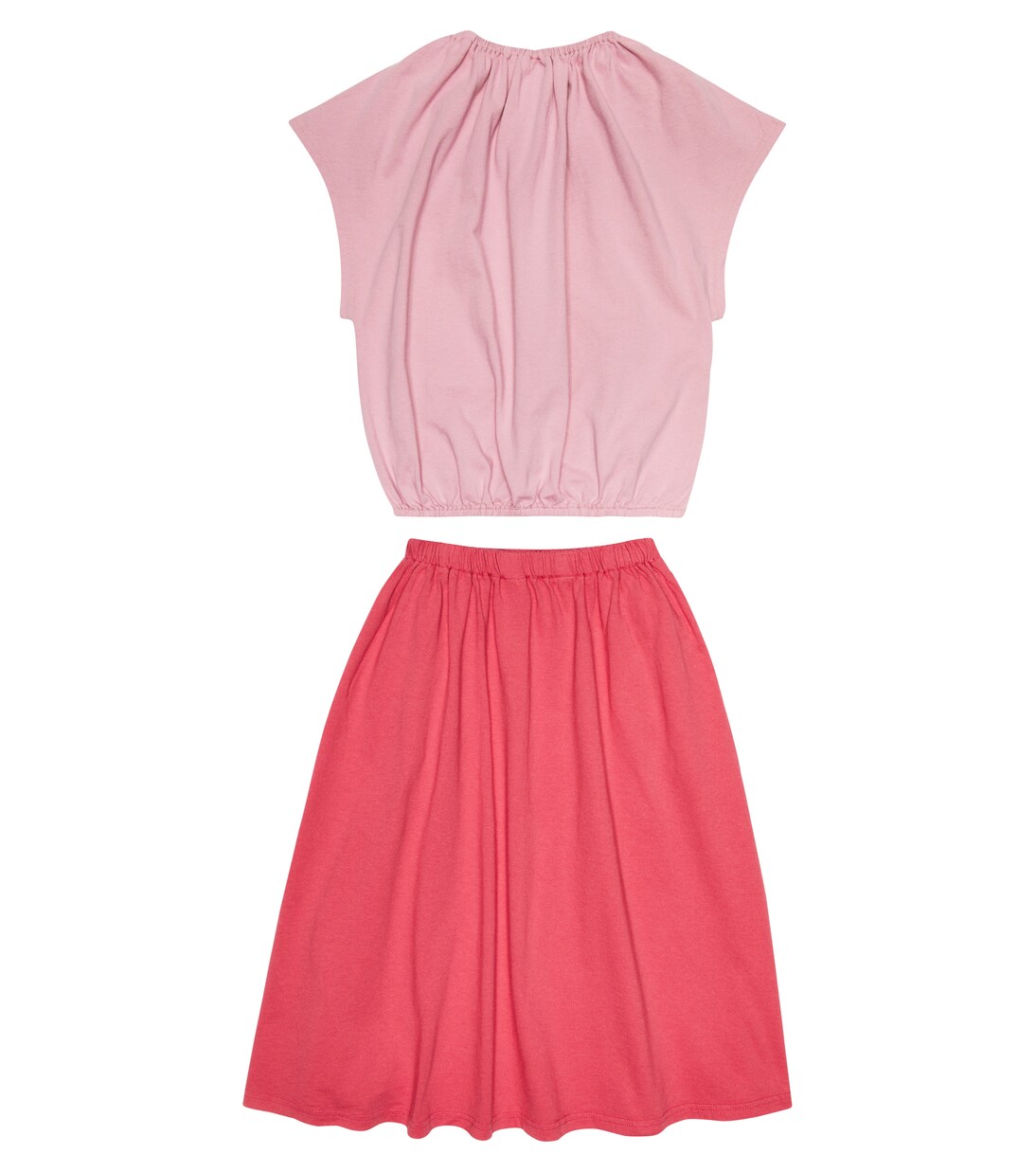 Set of printed cotton T-shirt and skirt | Jellymallow