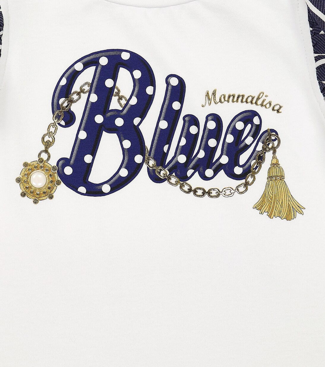 Cotton jersey printed top | Monnalisa