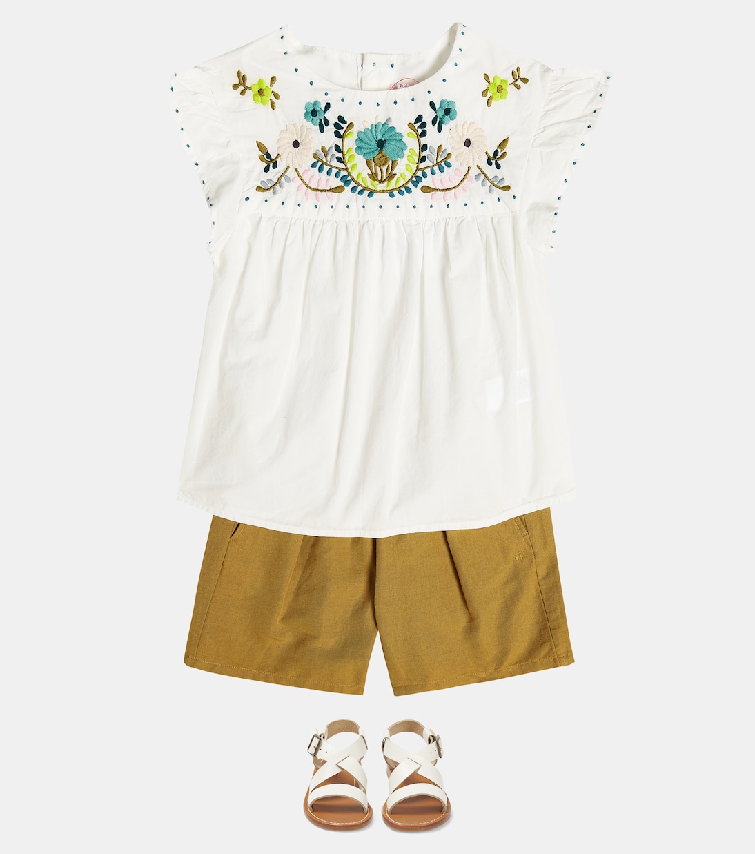 Althea embroidered cotton top | Bonpoint