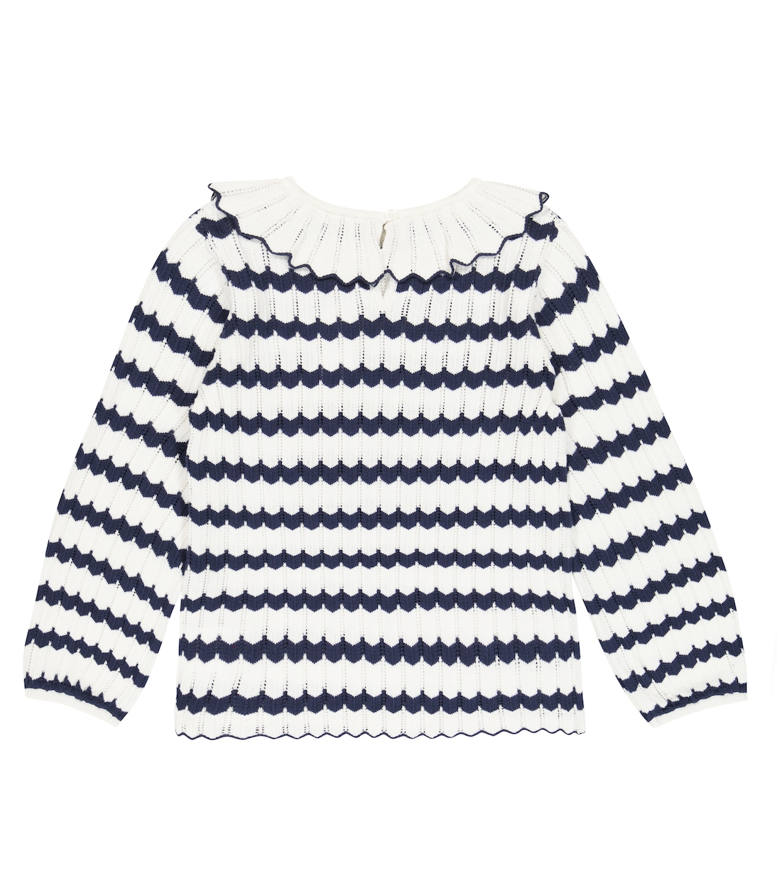 Openwork cotton sweater | Tartine et Chocolat