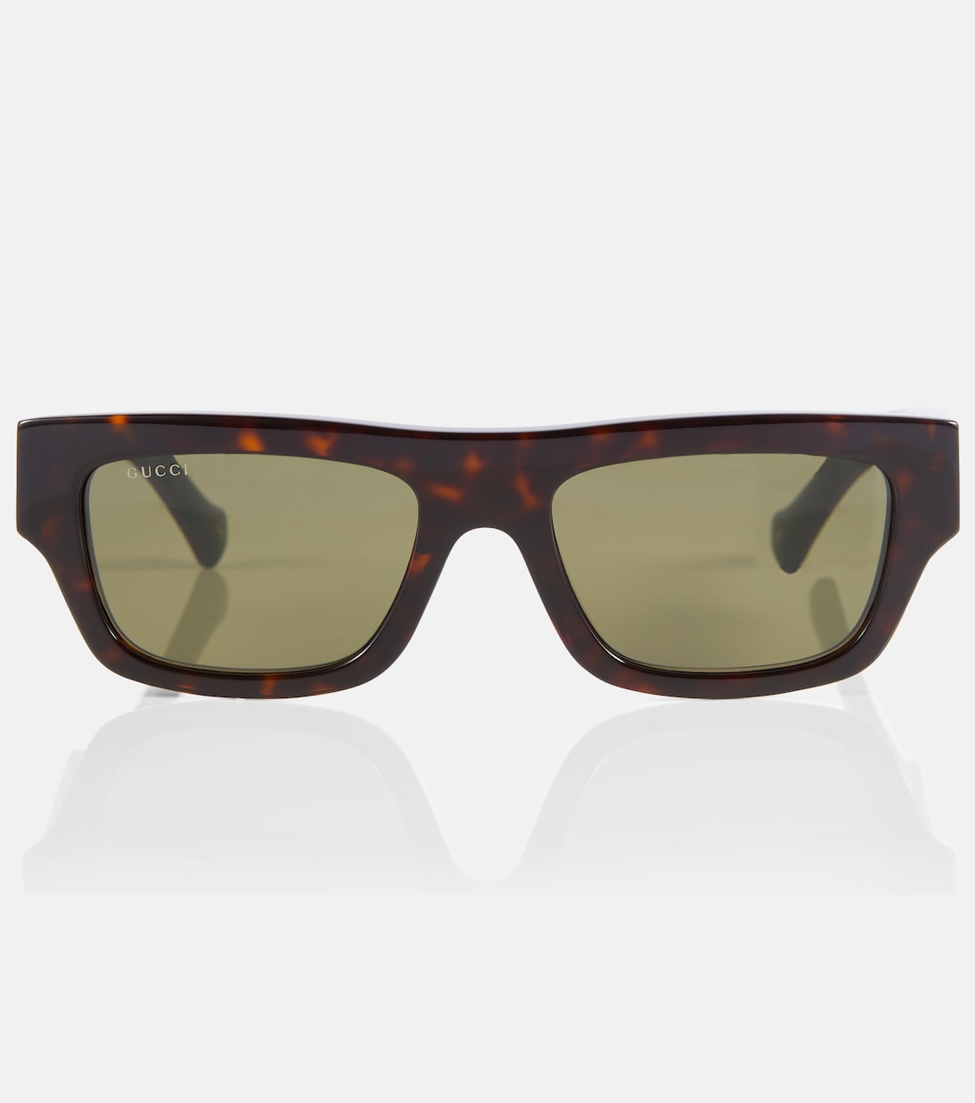 Web Stripe rectangular sunglasses | Gucci