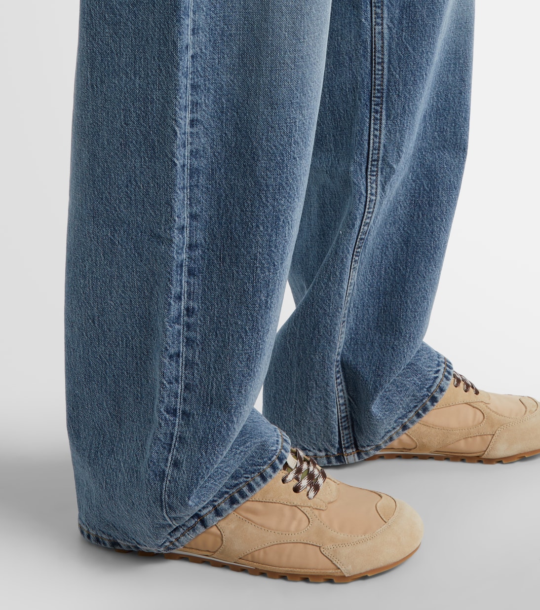 Jeans rectos de tiro alto | Bottega Veneta