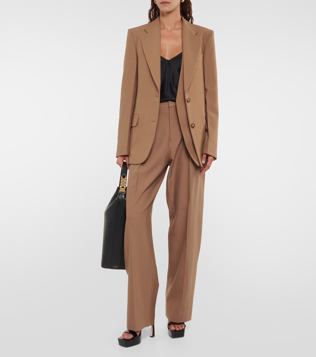 Plateausandalen aus Leder | Victoria Beckham