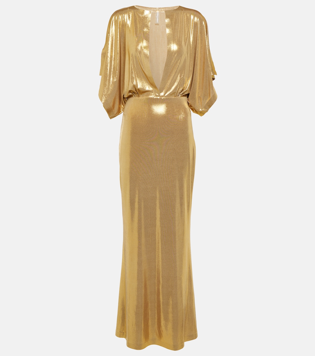 Obie metallic jersey maxi dress | Norma Kamali