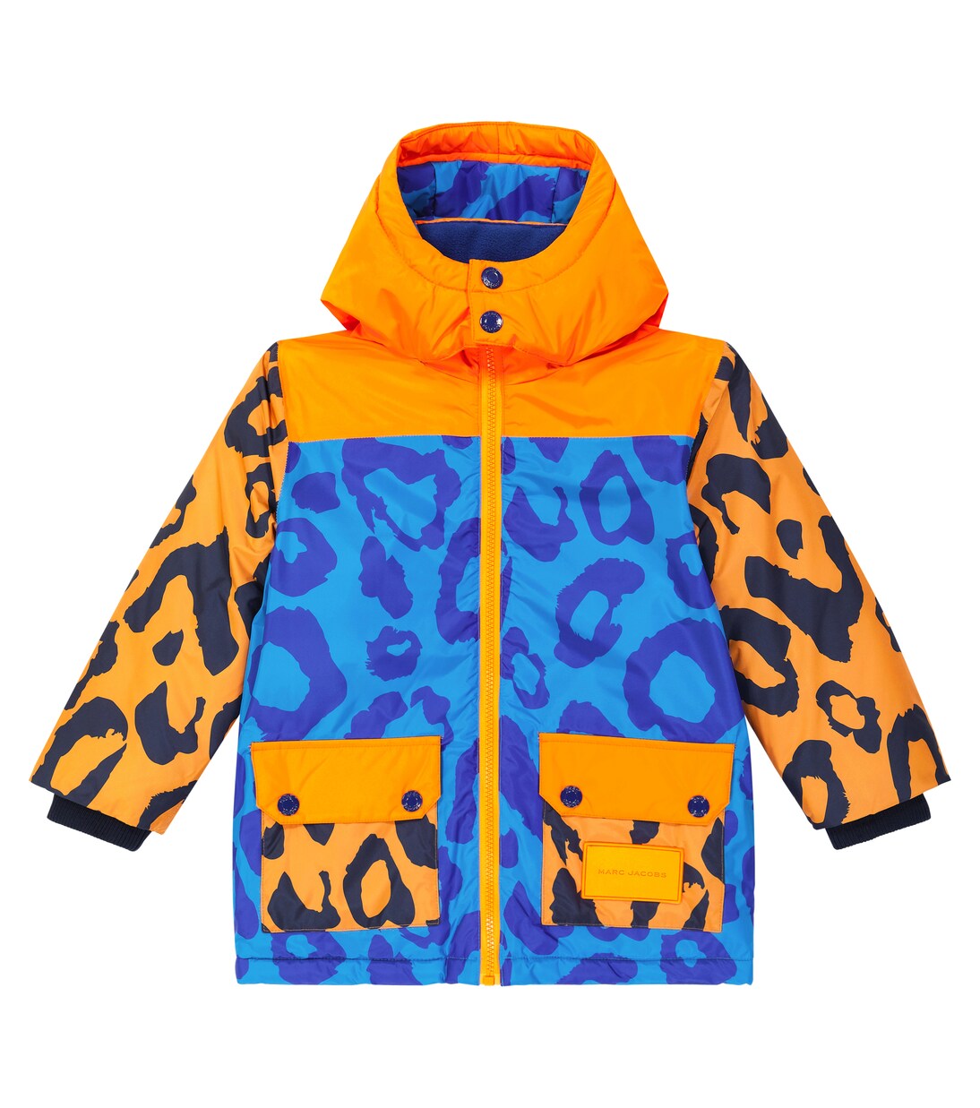 Leopard-print padded ski jacket  | Marc Jacobs Kids