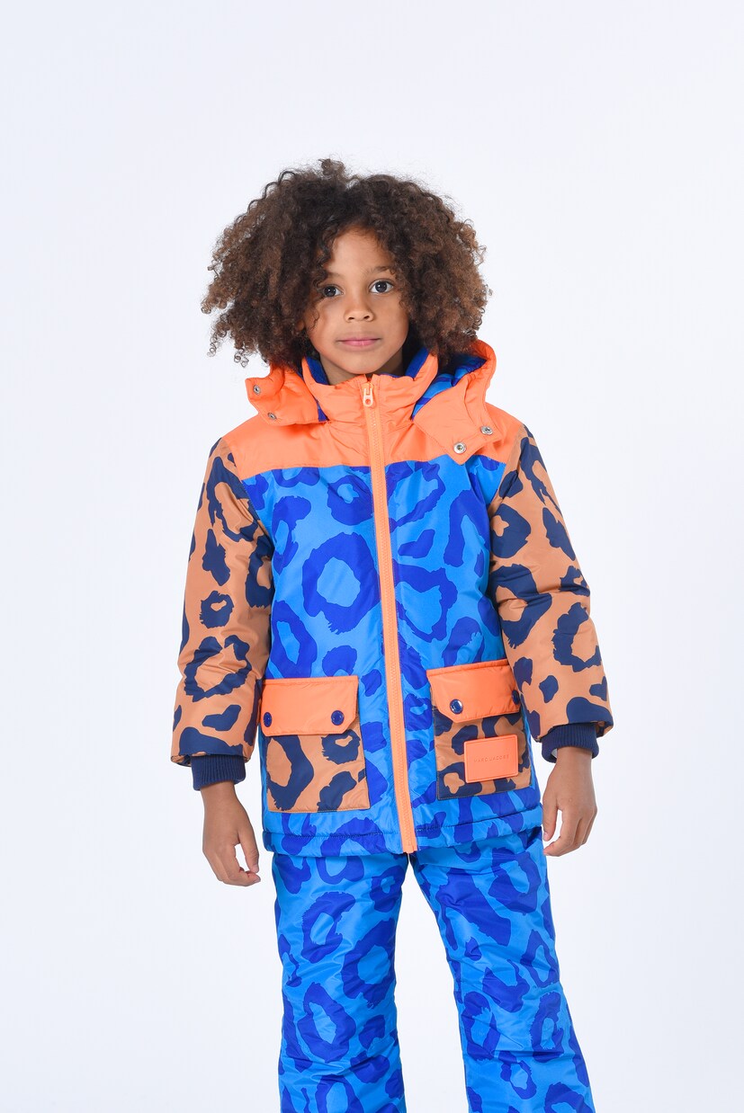 Leopard-print padded ski jacket  | Marc Jacobs Kids