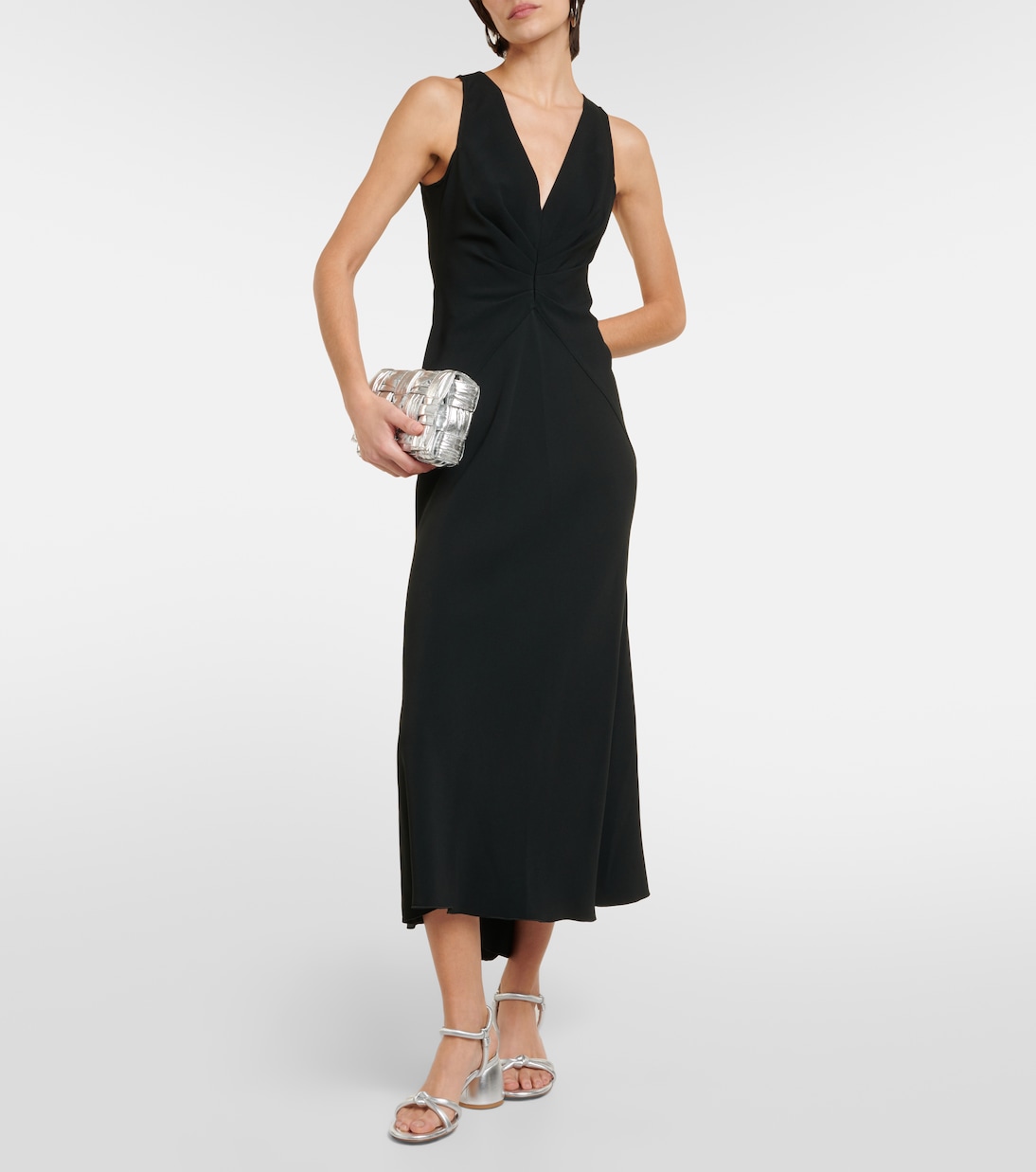 Sandalen Cassis aus Metallic-Leder | Gianvito Rossi