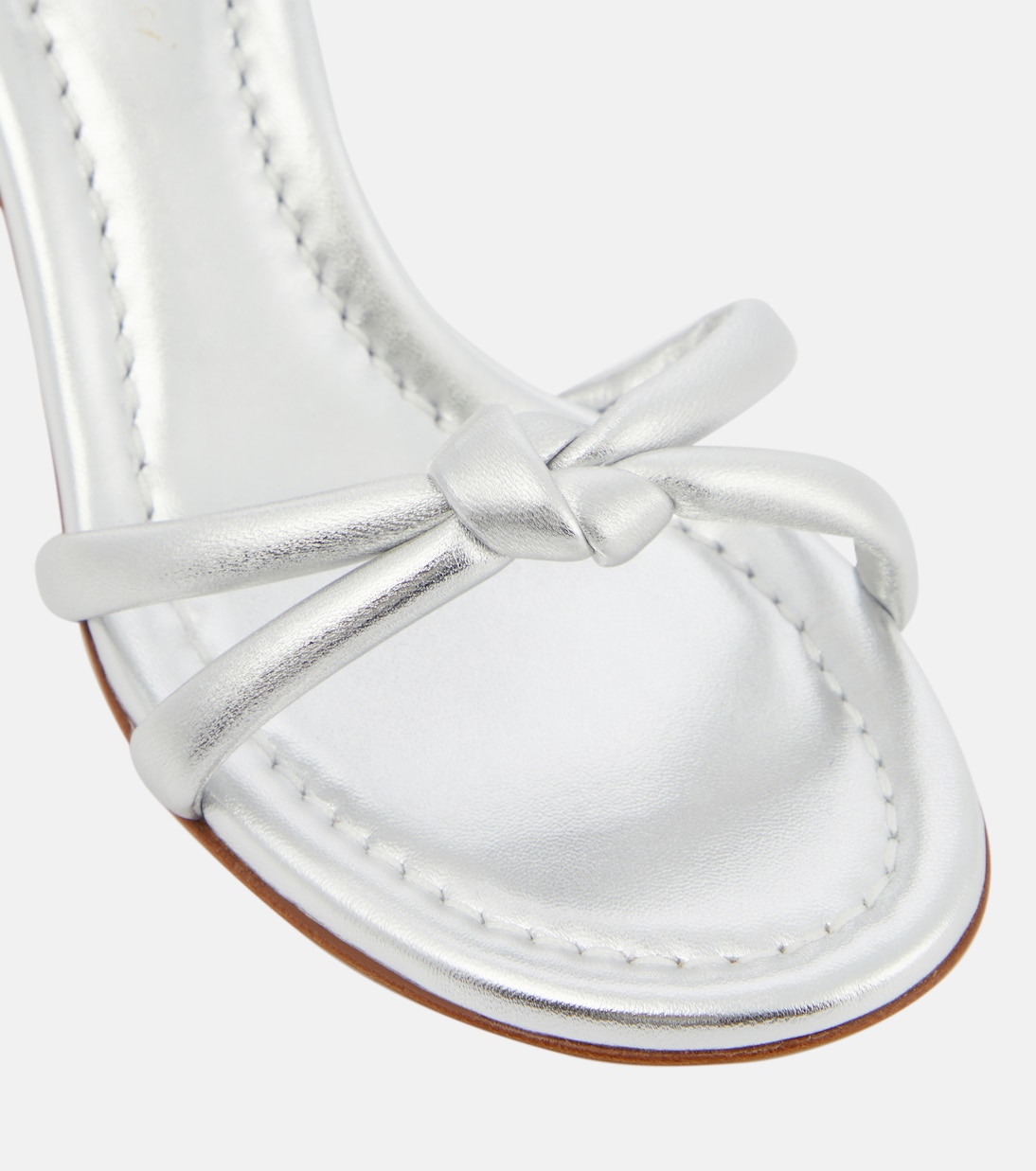 Sandalen Cassis aus Metallic-Leder | Gianvito Rossi