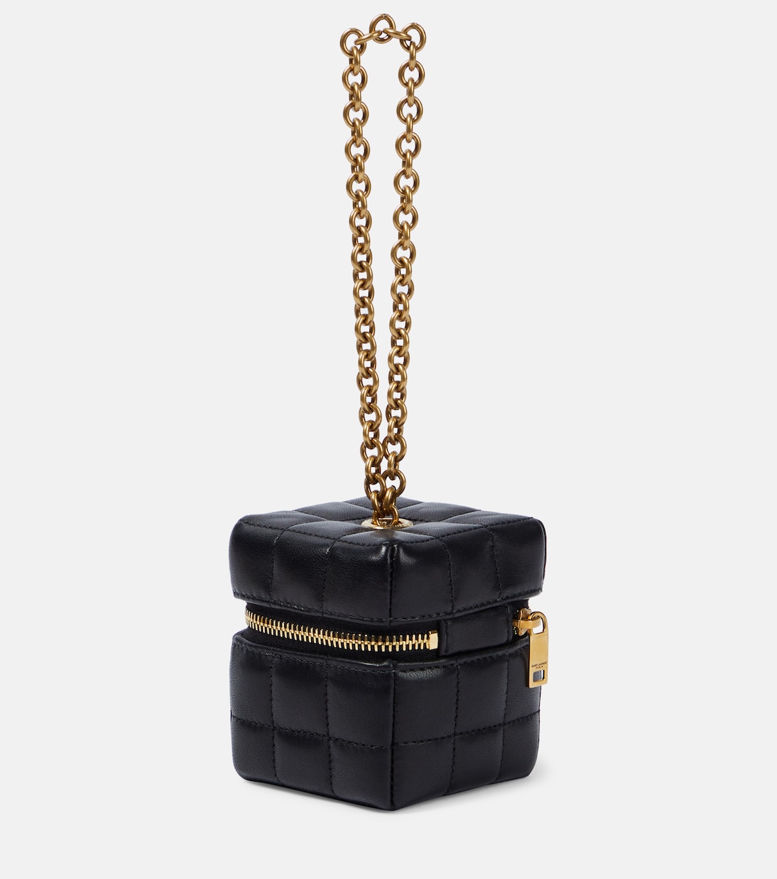 Cassandre Carré Mini leather box bag | Saint Laurent