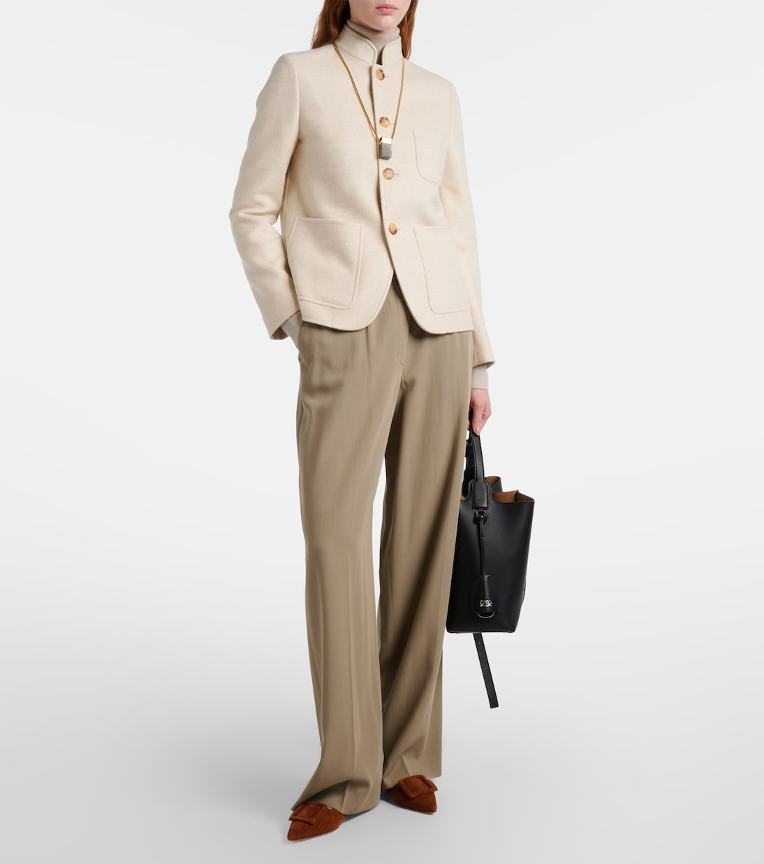 Maysale suede ballet flats | Manolo Blahnik