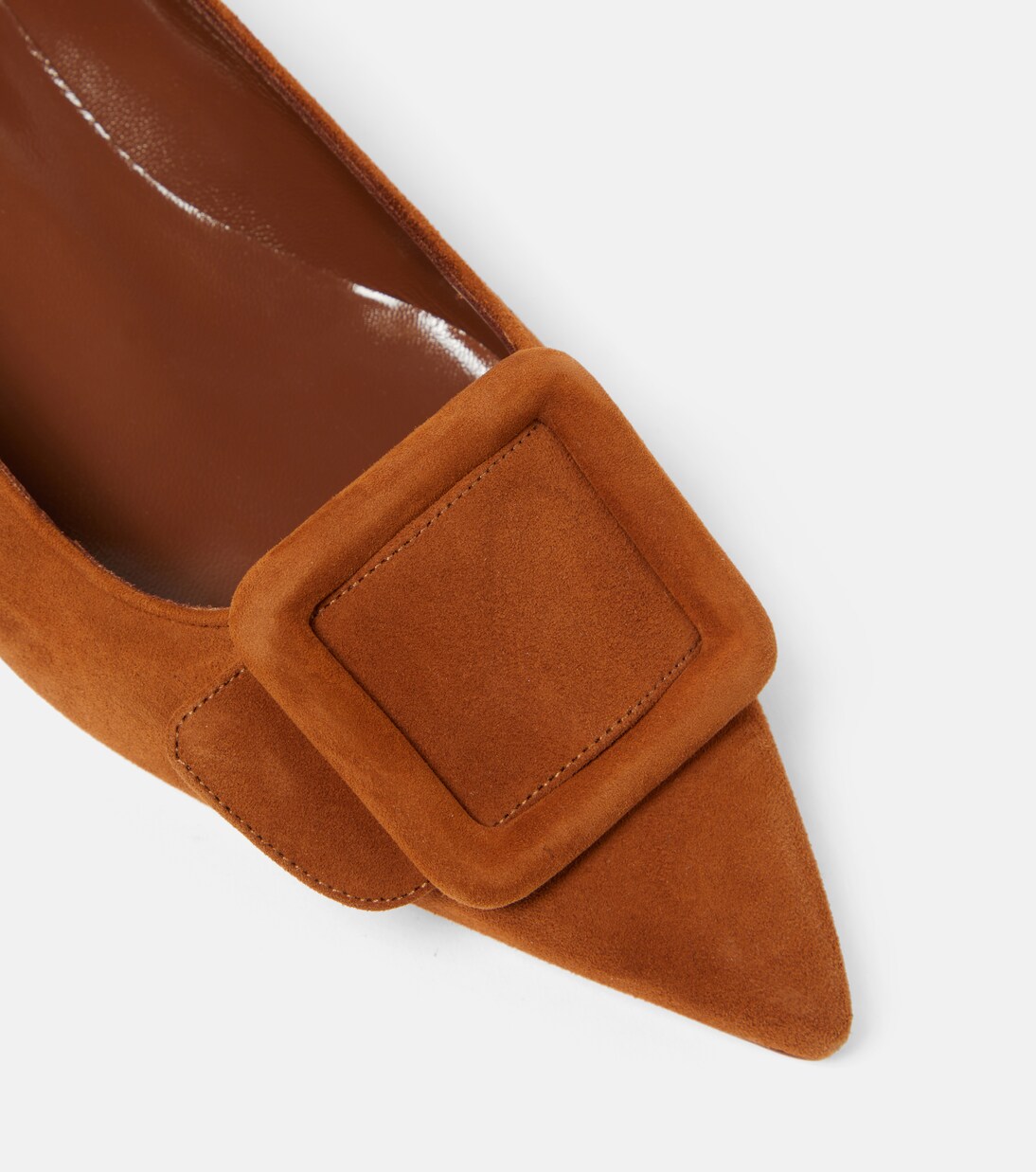 Maysale suede ballet flats | Manolo Blahnik