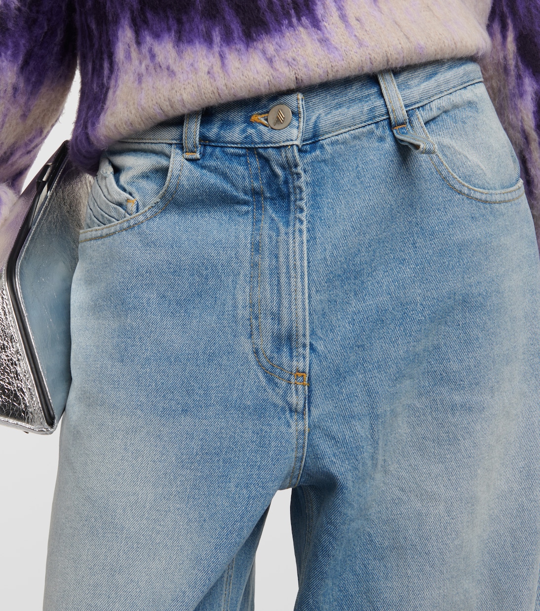 Low-Rise Wide-Leg Jeans | The Attico