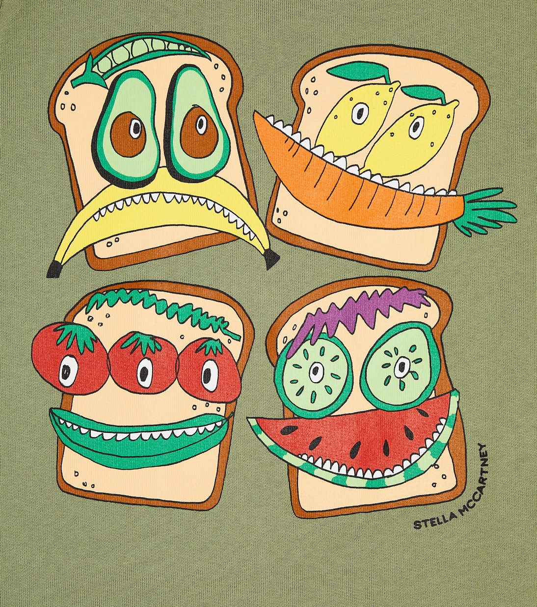 Printed cotton sweatshirt | Stella McCartney Kids