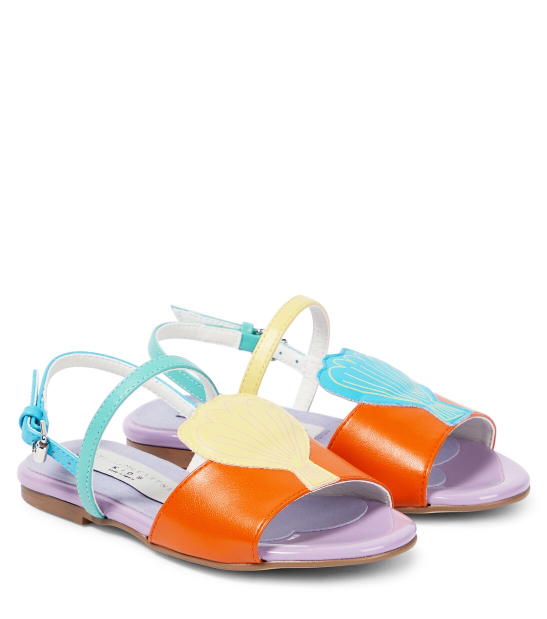Shell-appliqué sandals | Stella McCartney Kids