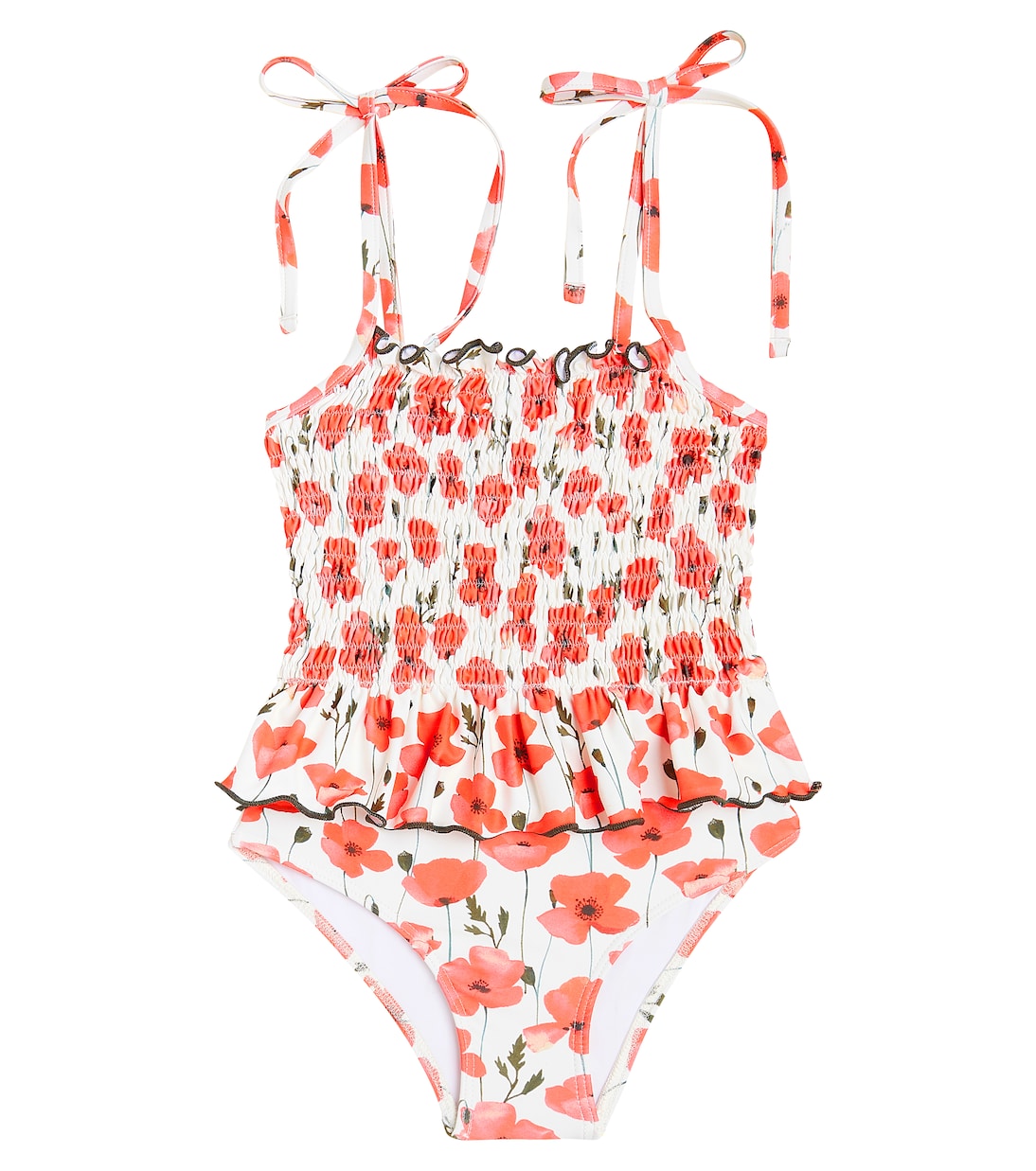  Valencia floral smocked swimsuit | Suncracy